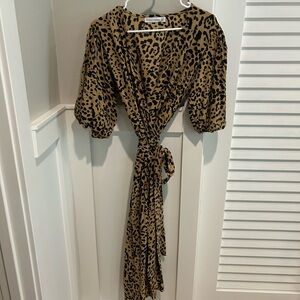 Faithfull the Brand Animal Print Dress